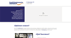 Desktop Screenshot of confiasistencia.com