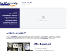 Tablet Screenshot of confiasistencia.com